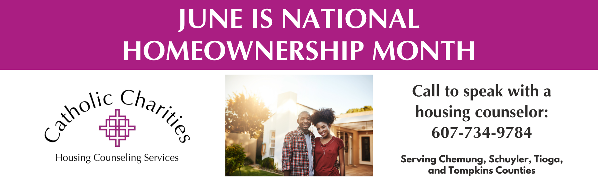 Homeownership Month June 2026 Website Slider